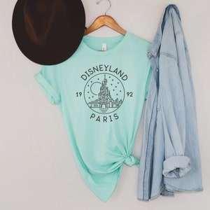 Disneyland paris T-shirt, Disney T-shirt, Disney Bounding, Disney Vacation Shirt, Disney Parks, matching disney tee. disney rides, dlp
