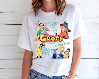 A goofy movie tshirt, goofy shirt, Powerline, goofy gifts, matching Disney tshirts, Disney vacation tee, Disney gifts, retro disney tshirt