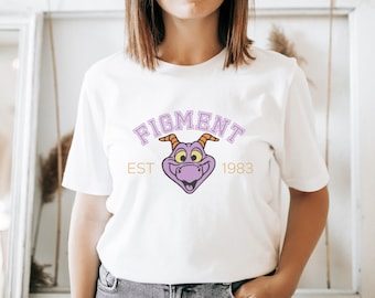 Figment, figment T-shirt, journey into imagination, Disney tee, matching Disney T-shirt, epcot, Disney parks, epcot T-shirt