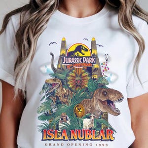 Jurassic Park Nublar tshirt, Universal studios tshirt, epic universe tshirt, cute matching tshirt for family, islands of adventure, dinosaur
