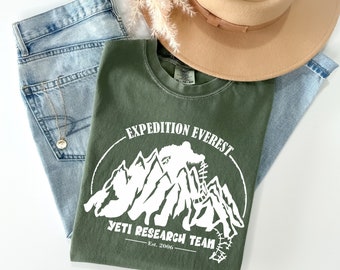 Expedition Everest tshirt, animal kingdom shirt, disney mountain, yeti shirt, forbidden mountain, disney parks, disney rides, Matterhorn