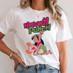Maglietta Hawaii Punch, maglietta Lilo e Stitch, ohana significa famiglia, maglietta vacanze Disney, magliette di famiglia abbinate per Disney World,