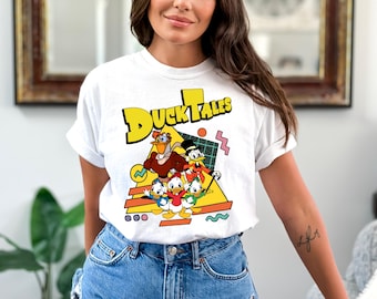 Ducktales tshirt, vintage disney shirt, scrooge mcduck shirt, 90s cartoon tee, disney vacation tshirt, matching family shirts, Disney World,