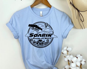 Soarin T-shirt, soarin around the world, soarin over California, Epcot T-shirt, the land, world showcase, Epcot, matching Disney T-shirts