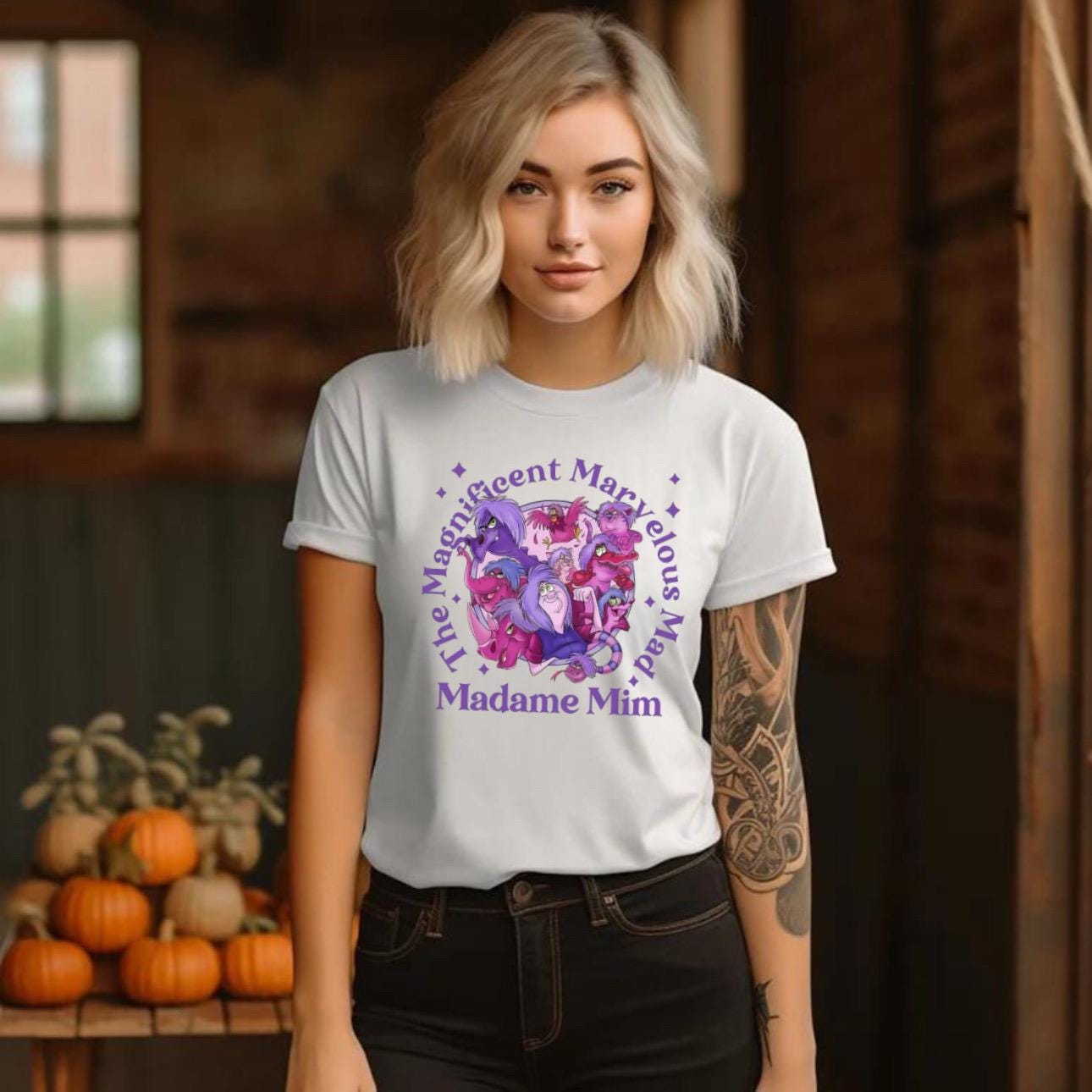 マダム・ミムTシャツ、王様の剣Tシャツ、ディズニーワールドTシャツ 
