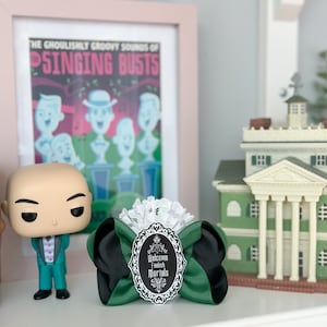 Haunted Mansion, Phantom Manor hair bow, DLP, WDW, Disney, Cosplay, Disney Bound, Hair Bow, hair clip, Disney rides