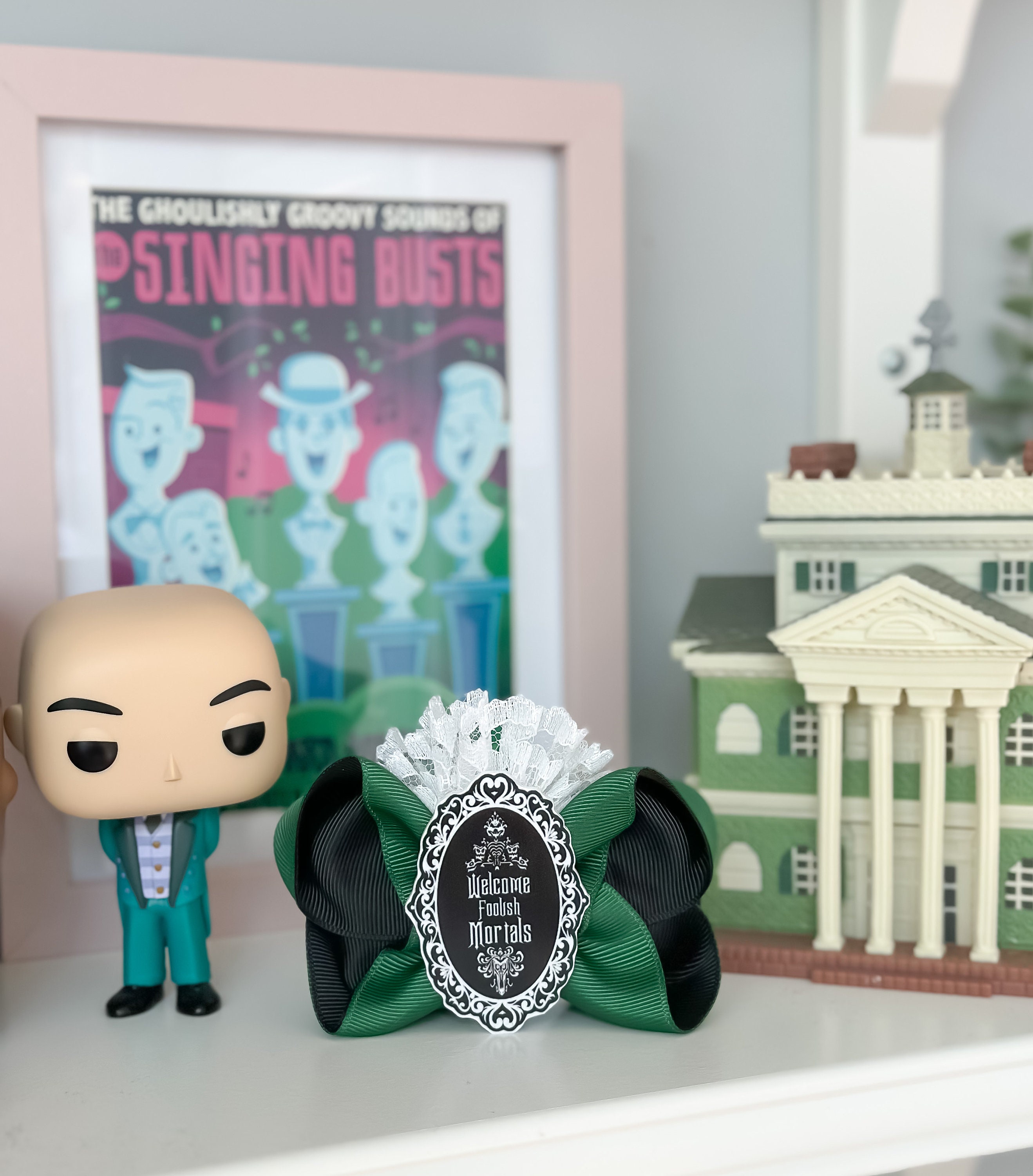 Haunted Mansion, Phantom Manor Hair Bow, DLP, WDW, Disney  display picture 3