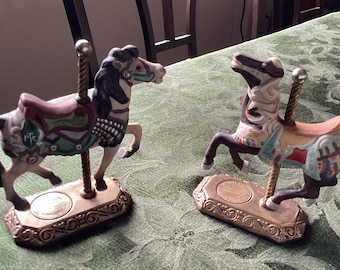 Vintage Limited Edition Willets Carousel Horses