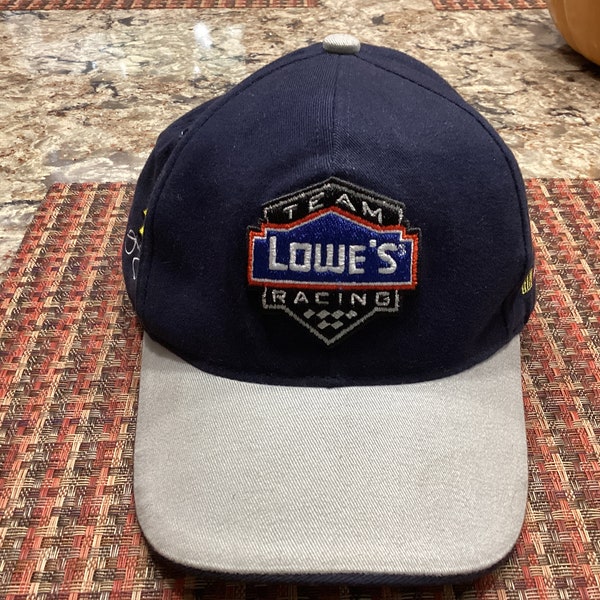 Vintage Jimmy Johnson Lowe’s Racing Team Children’s baseball hat