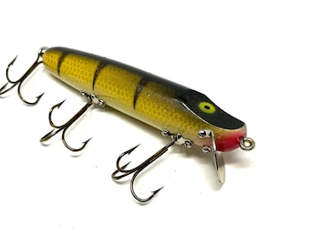 Vintage Heddon King Basser Fishing Lure: Glass Teddy Bear Eyes - Etsy