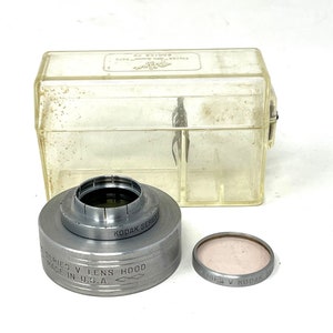 Kodak Series V Lens Hood with Series V Adapter Ring 15/15 Inch 23.5 MM and Kodak Skylight Filter