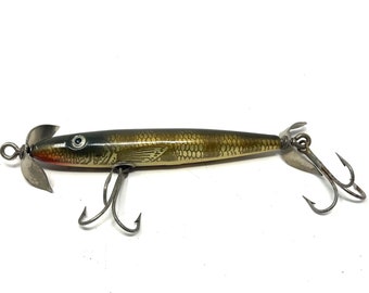 Vintage Shakespeare Glo-lite Swimming Mouse Fishing Lure Vintage Shakespeare Glo-lite Swimming Mouse Fishing Lure