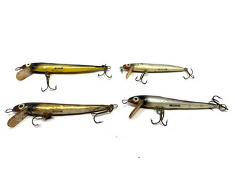 Vintage Heddon King Basser Fishing Lure: Glass Teddy Bear Eyes - Etsy