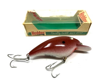 Vintage Heddon Big Hedd 9330 BWR Fishing Lure With Box - Etsy