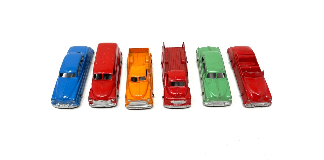 6 Vintage Tootsie Toy Cars and Trucks / Antique Metal Toy Cars Etsy