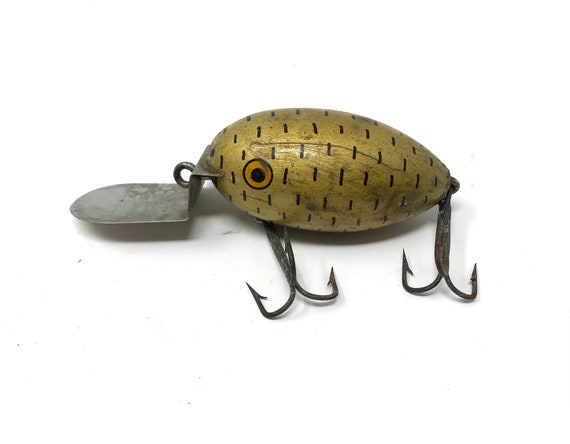 Vintage Ray Mehnert Folk Art Wiggler Lure / Antique Fishing Lure