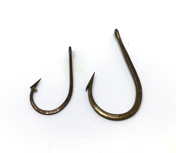 2 Vintage Sport Fishing Hooks / Antique Improved Van Vleck Fish Hook / Fish  Hook Patented 1800s -  Sweden