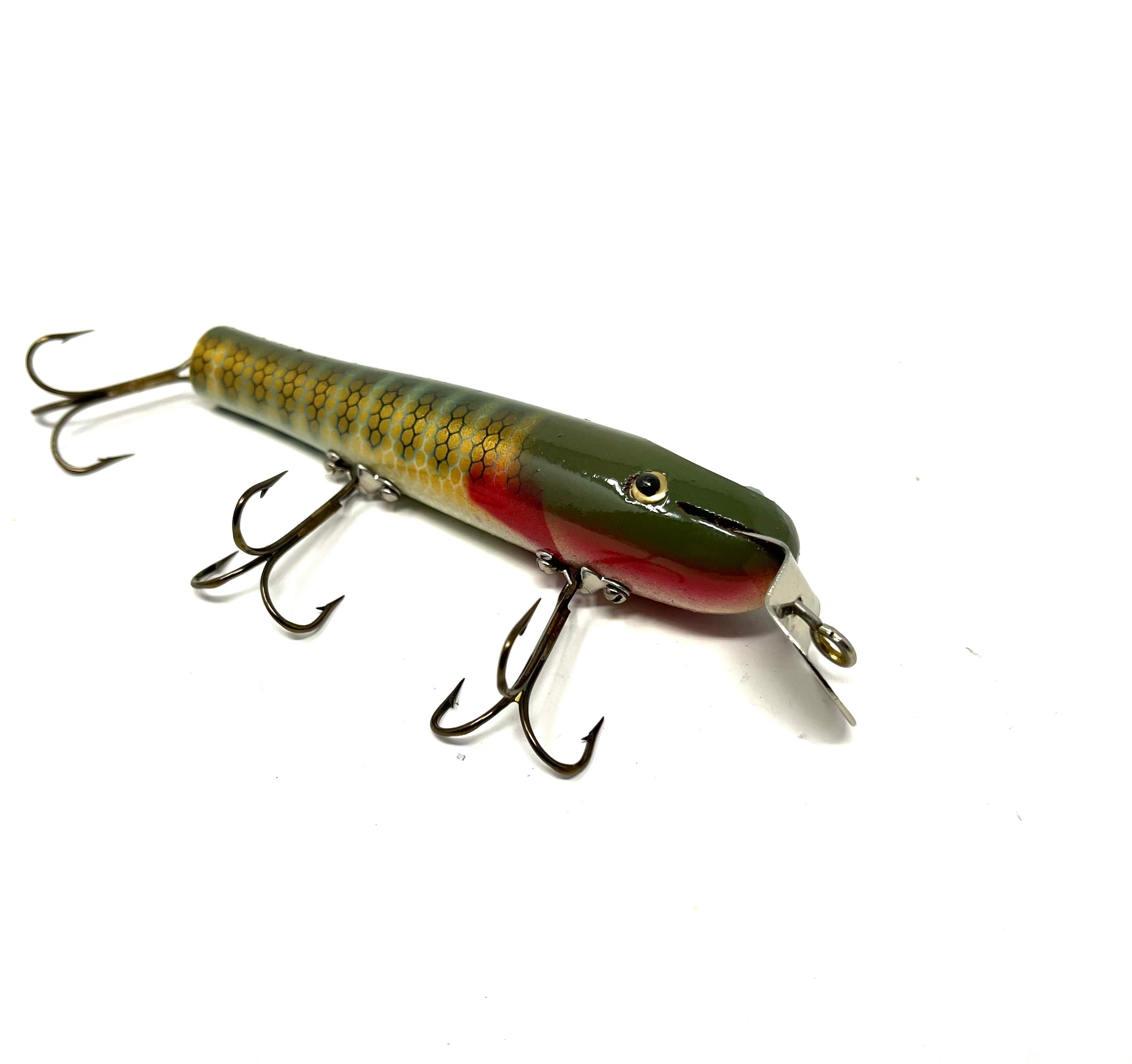 Vintage Lucky Strike Pikie Lure Unfished / Antique Fishing Lure Unfished  Lucky Strike Pikie -  Canada