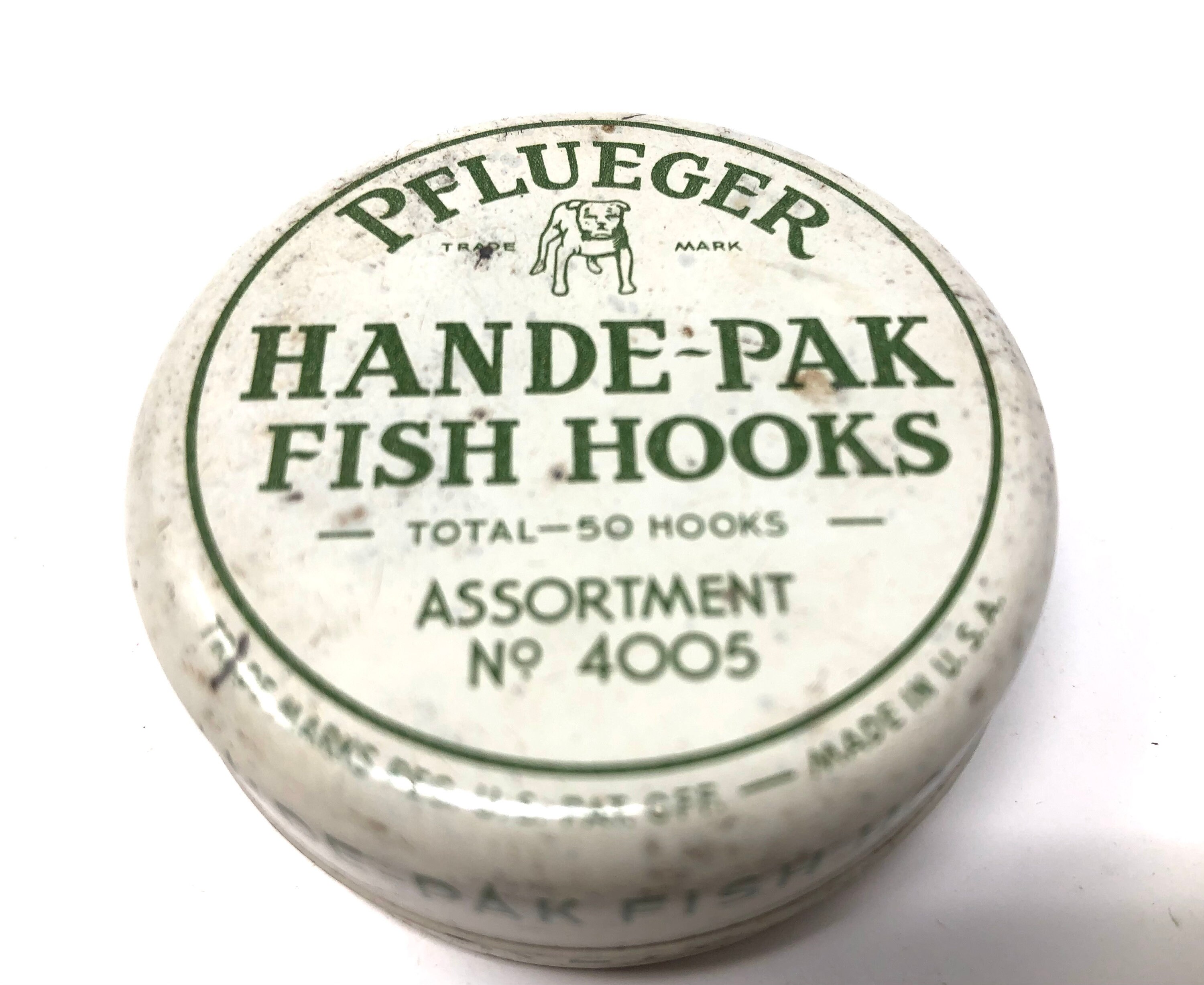2 Vintage Pflueger Hande-pak Fish Hook Tins With Hooks / Antique Pflueger  Hand-pak Fish Hooks -  Finland
