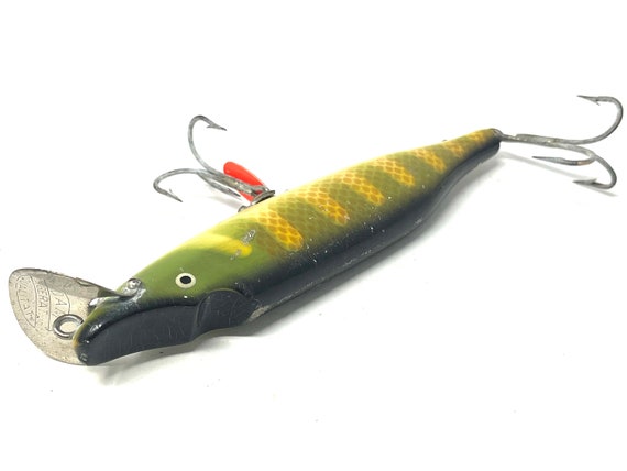 dam lures fishing Vintage Dam Wooden Pike Fishing Lure