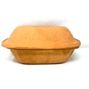 Romertopf Terra Cotta Clay Baker #111 Recoy Bay Keramik Vintage / Antique Romertopf Clay Baker Dish