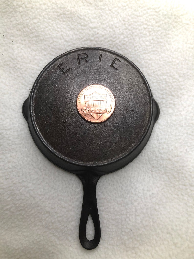 Vintage Erie Cast Iron Skillet Salesman Sample Pre Griswold / Etsy