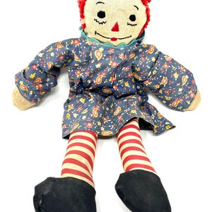 Raggedy Ann Rag Doll Vintage / Antique Raggedy Doll - Etsy