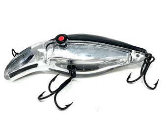 Lot de 5,5 leurres de pêche avec manivelle et yeux
