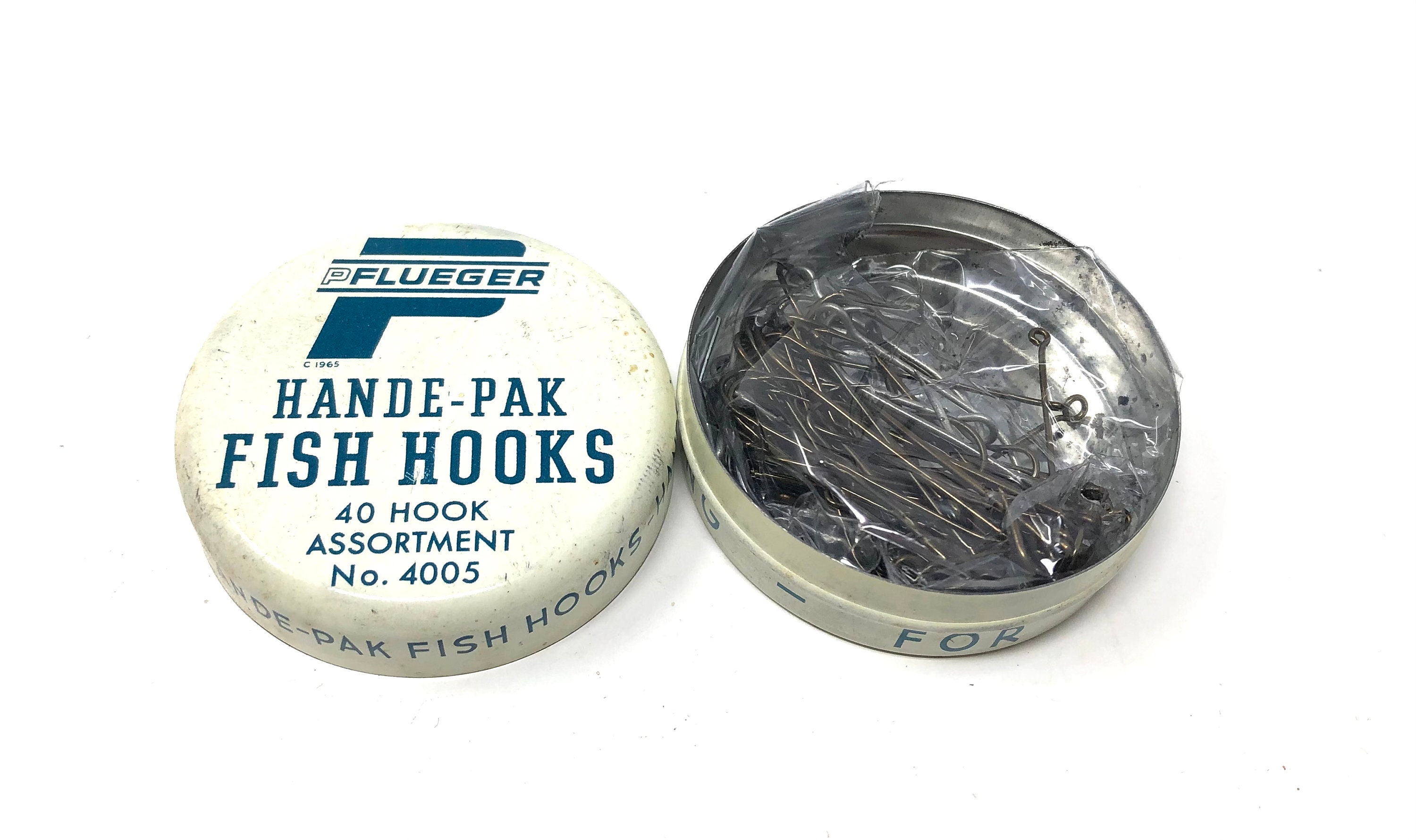 2 Vintage Pflueger Hande-pak Fish Hook Tins With Hooks / Antique Pflueger  Hand-pak Fish Hooks -  Denmark