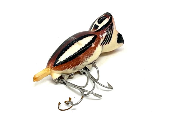 antique bird shaped fishing lures Vintage Fred Arbogast Chipmunk Fishing Lure: Rare Color