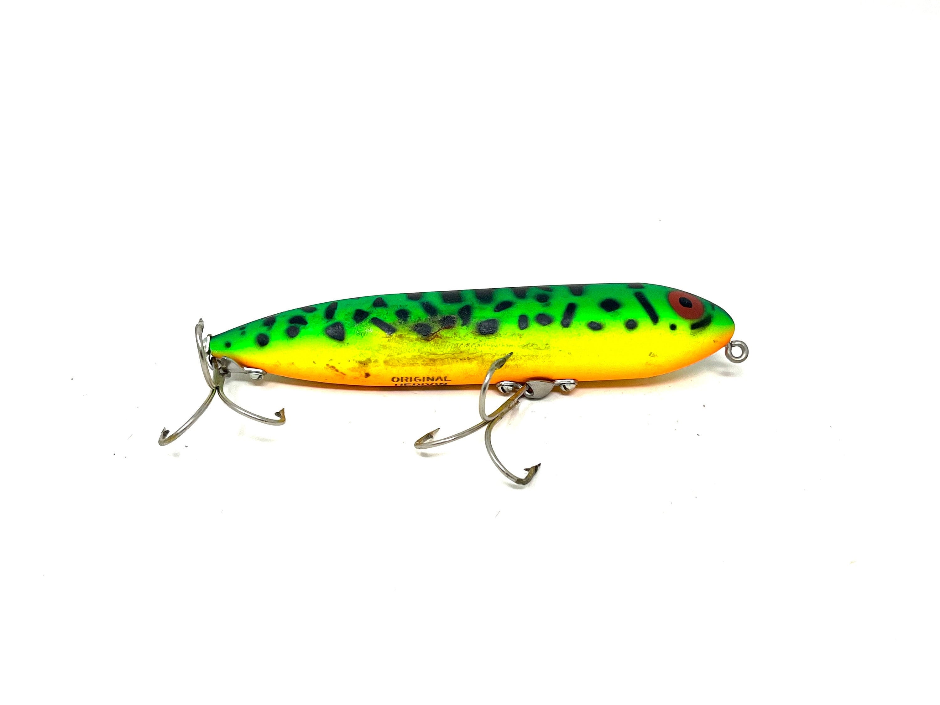 Vintage Heddon Zara Spook Fishing Lure: Natural Perch Color - Etsy