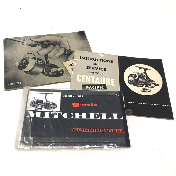 Fishing Reel Manual Etsy UK