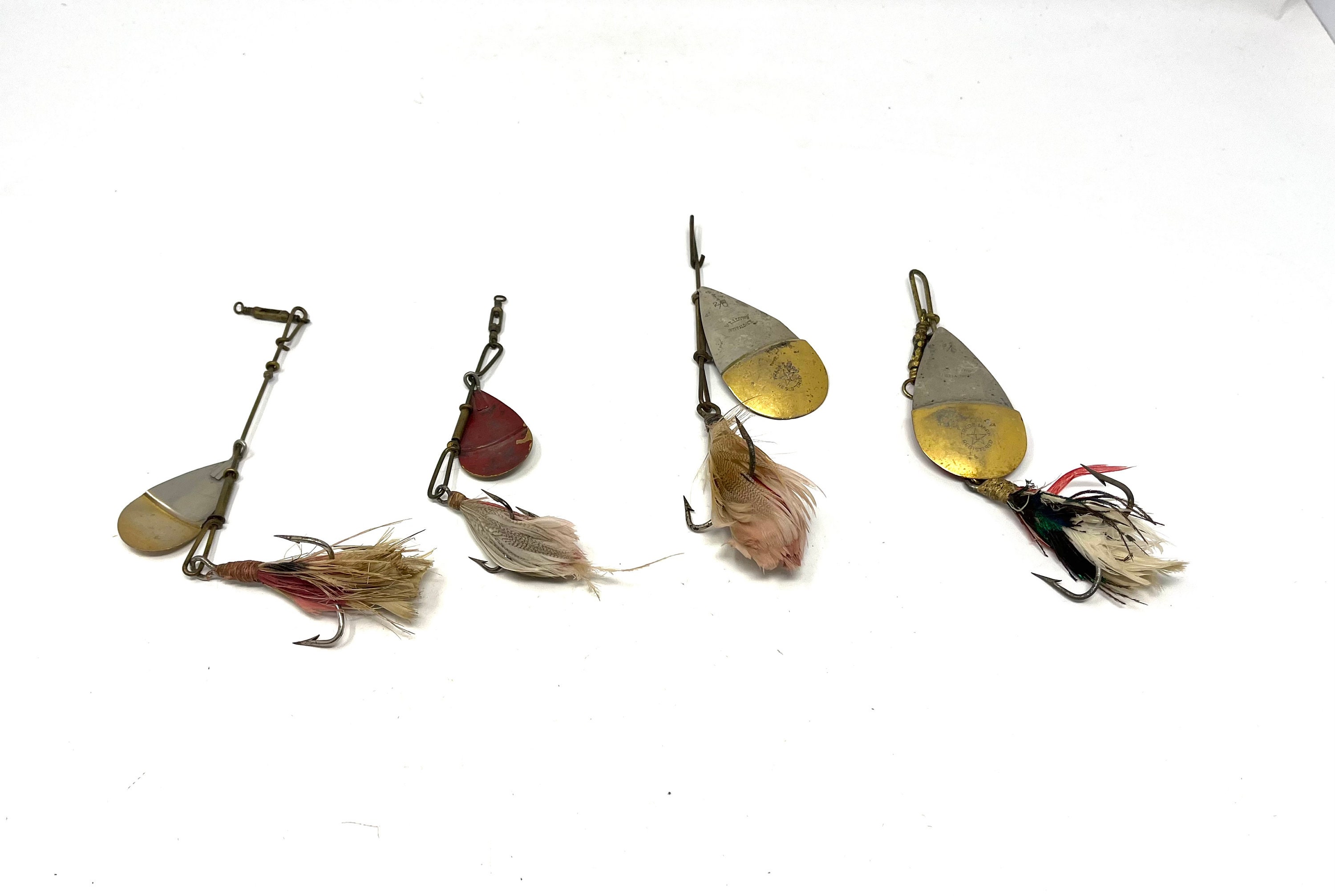 4 Vintage Fishing Lures / Antique Fishing Lures / Vintage WTJ Lowe Fishing  Lure Buffalo NY / Antique WTJ Lowe Fishing Lure -  Norway