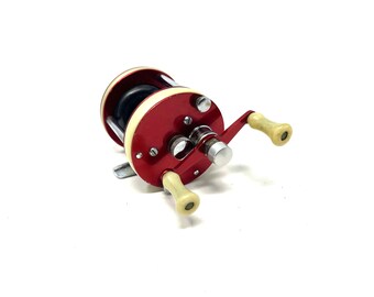 Vintage Abu Ambassadeur Garcia 2600 Fishing Reel with Push Button Release on Handle / Antique Fishing Reel Abu Ambassadeur 2600