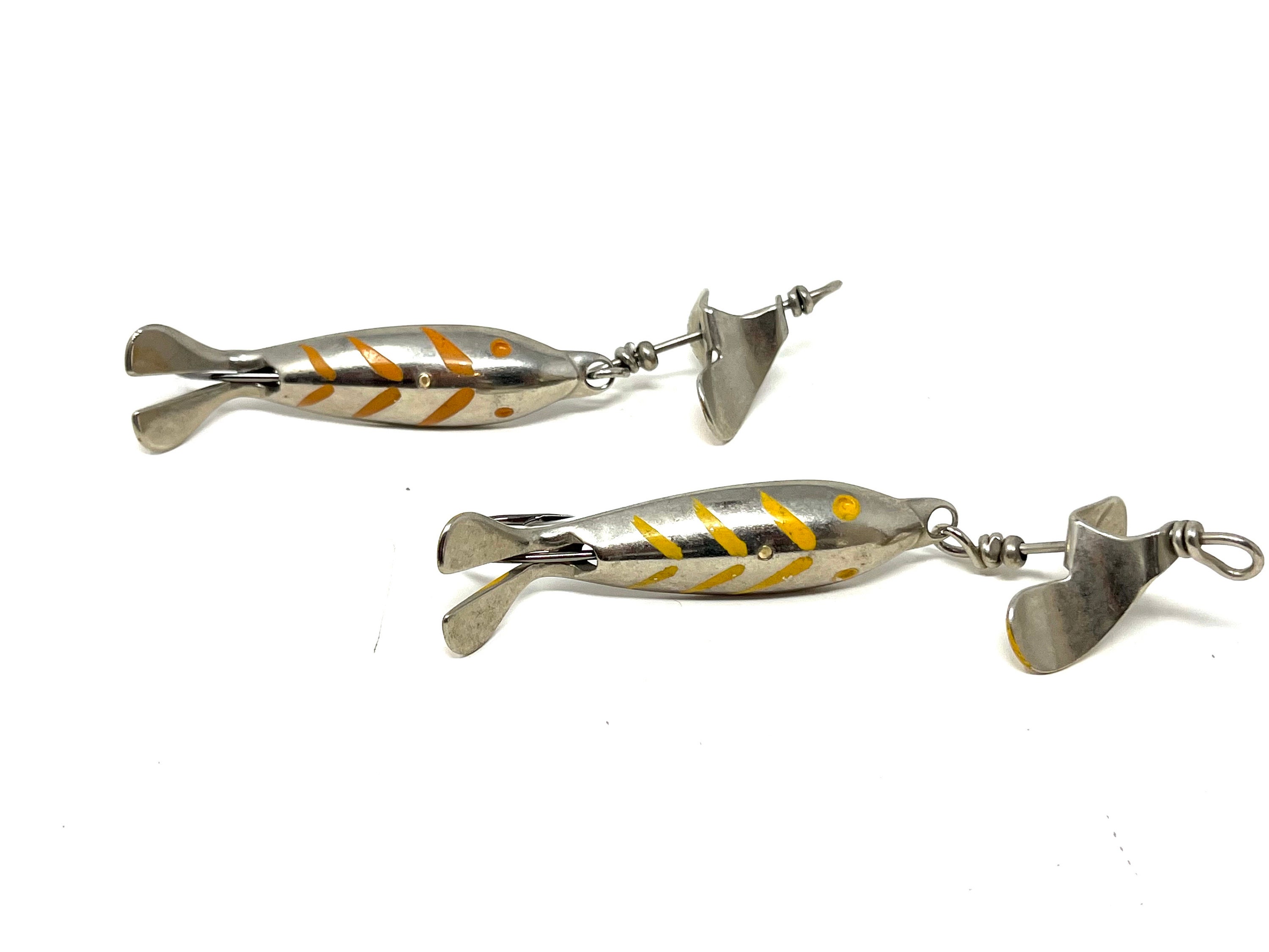 2 Vintage "sure Lure" Fishing Lures: Al Foss Style, Scarce Antique - Etsy