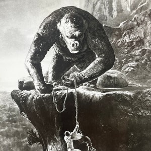 King Kong Studio Photograph Vintage 1933 / Antique King Kong Studio Photo