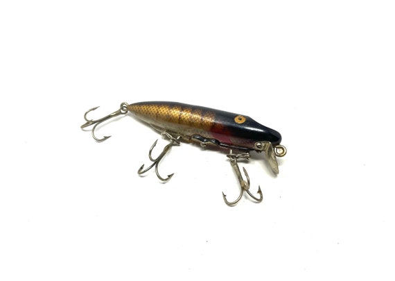 Vintage Lucky Strike Submarine Bait Pikie Unfished / Antique Fishing Lure  Unfished Lucky Strike Submarine Bait Pikie 