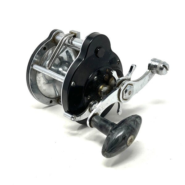 Vintage Ocean City Imperial Saltwater Bait Casting Reel / Antique Fishing Reel Ocean City Imperial