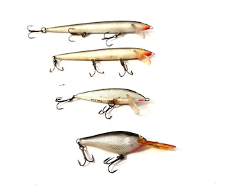 Vintage Rapala Magnum Lure / Rapala Floating Balsa Wood Lure / New