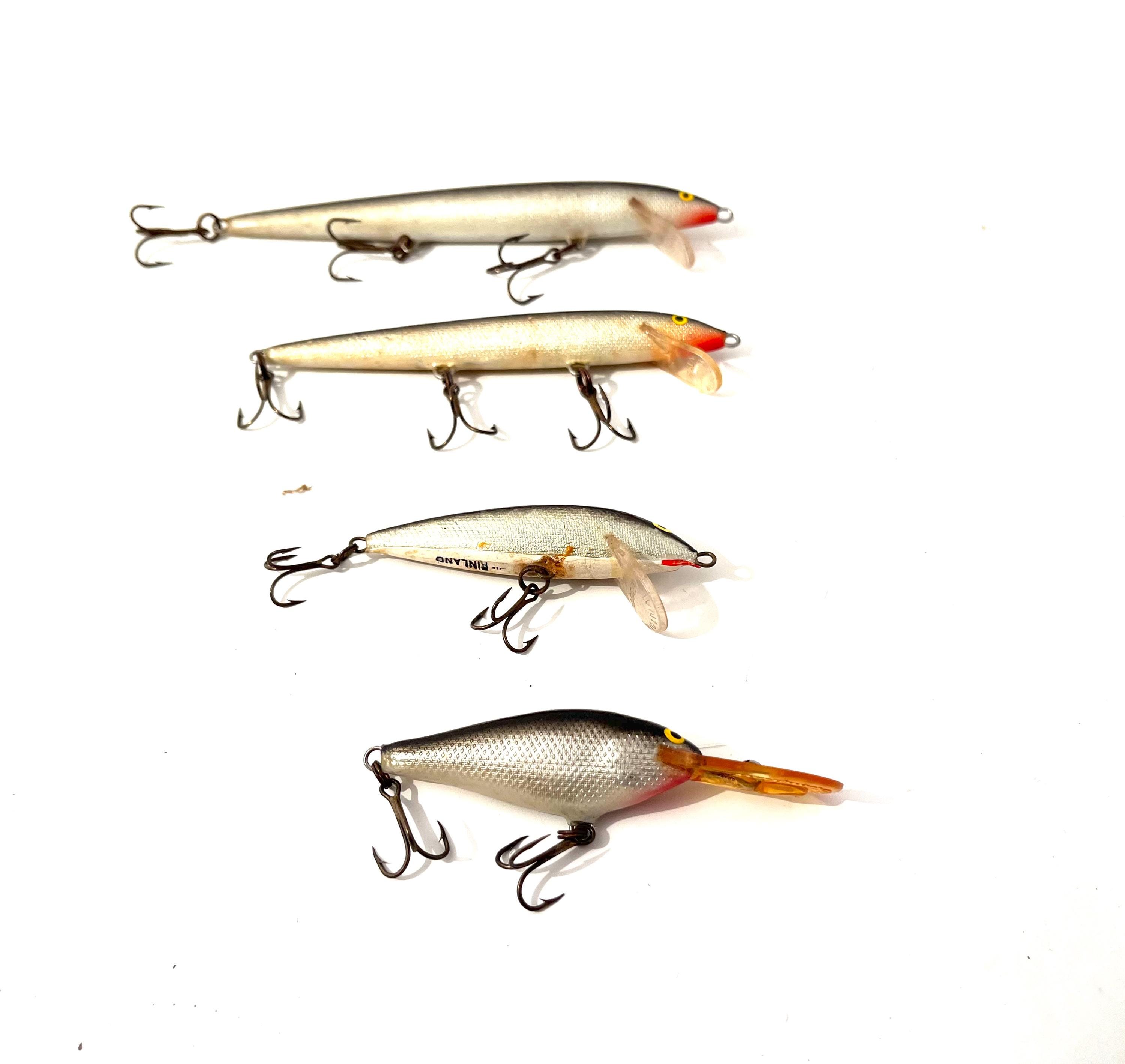 4 Rapala Fishing Lure Vintage / Antique Fishing Lure Rapala