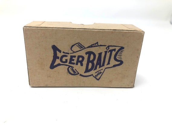 Vintage Fishing Lure Box Eger Bait Manufacturing Co. Series 616 / Antique  Fishing Lure Box Series 616 Eger Bait 