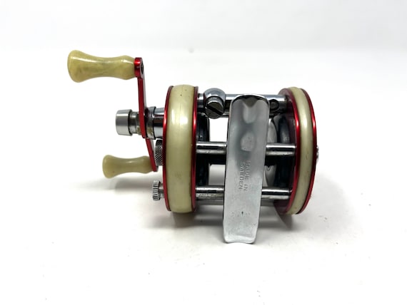 Vintage Abu Ambassadeur Garcia 2600 Fishing Reel With Push Button Release  on Handle / Antique Fishing Reel Abu Ambassadeur 2600 -  Australia