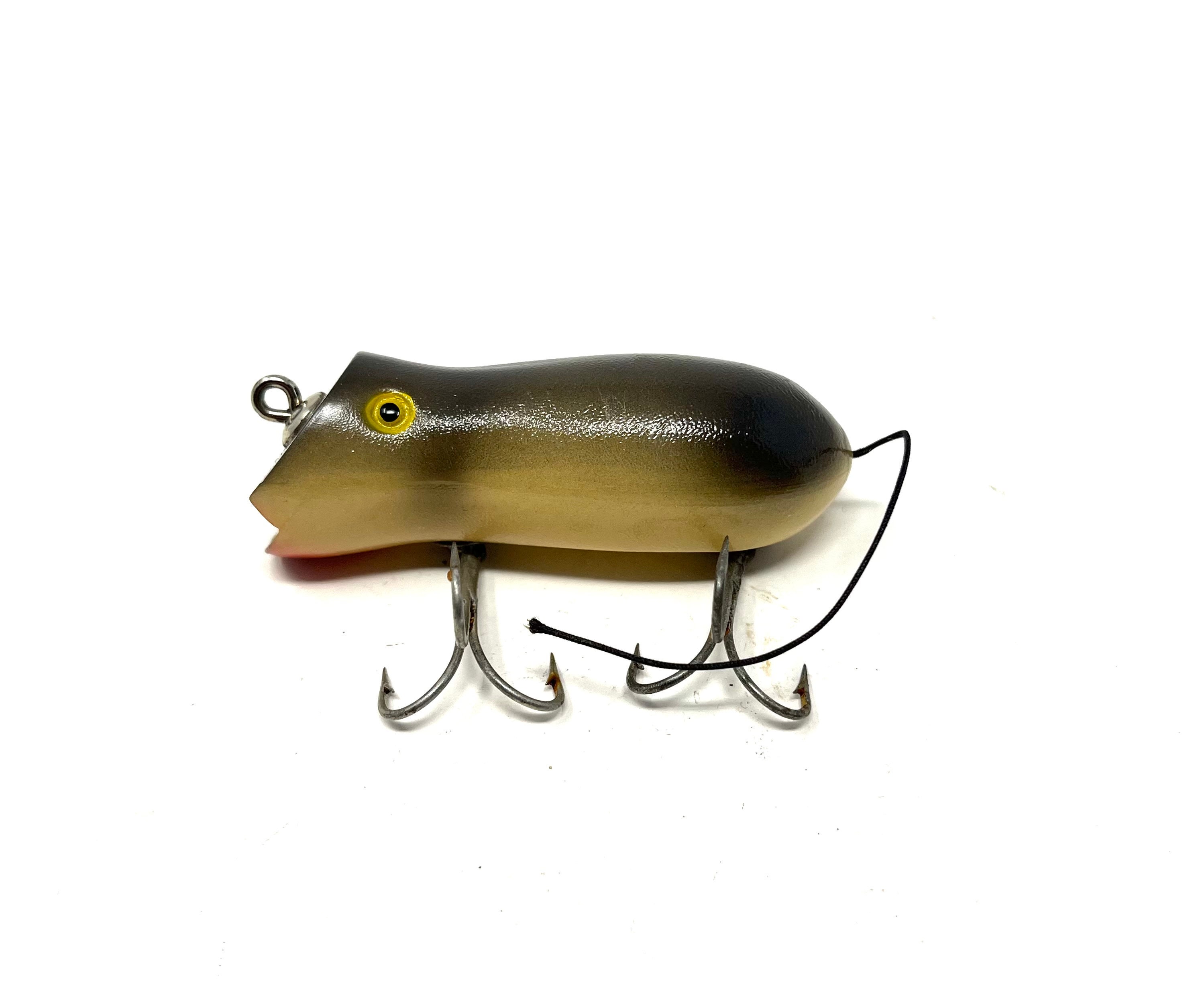 Vintage Shakespeare Glo-lite Swimming Mouse Fishing Lure Vintage Shakespeare Glo-lite Swimming Mouse Fishing Lure
