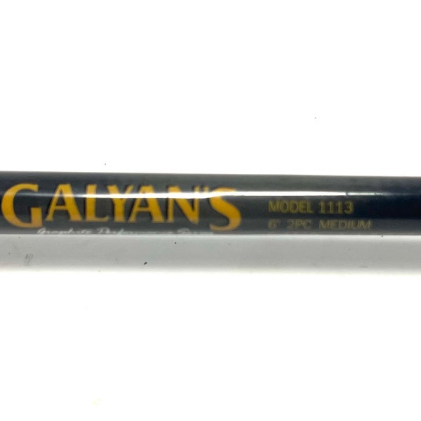 Vintage Galyans Performance Series Medium Weight Spin Fishing Rod / Antique Fishing Rod Galyan's Performance Series