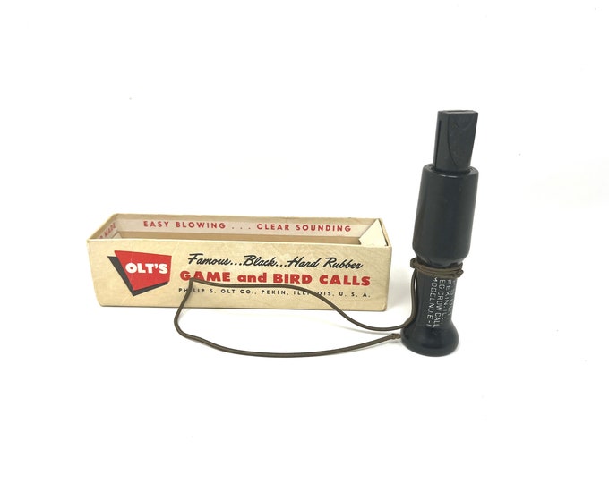 Vintage P.S. Olt Crow Call Model E-2 With Original Box / Antique Crow ...