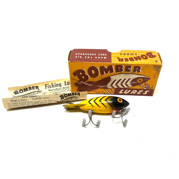 Vintage Bomber Lures Etsy