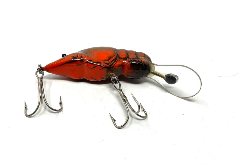Vintage Bagley Small Fry Crayfish Lure / Antique Fishing Lure Etsy