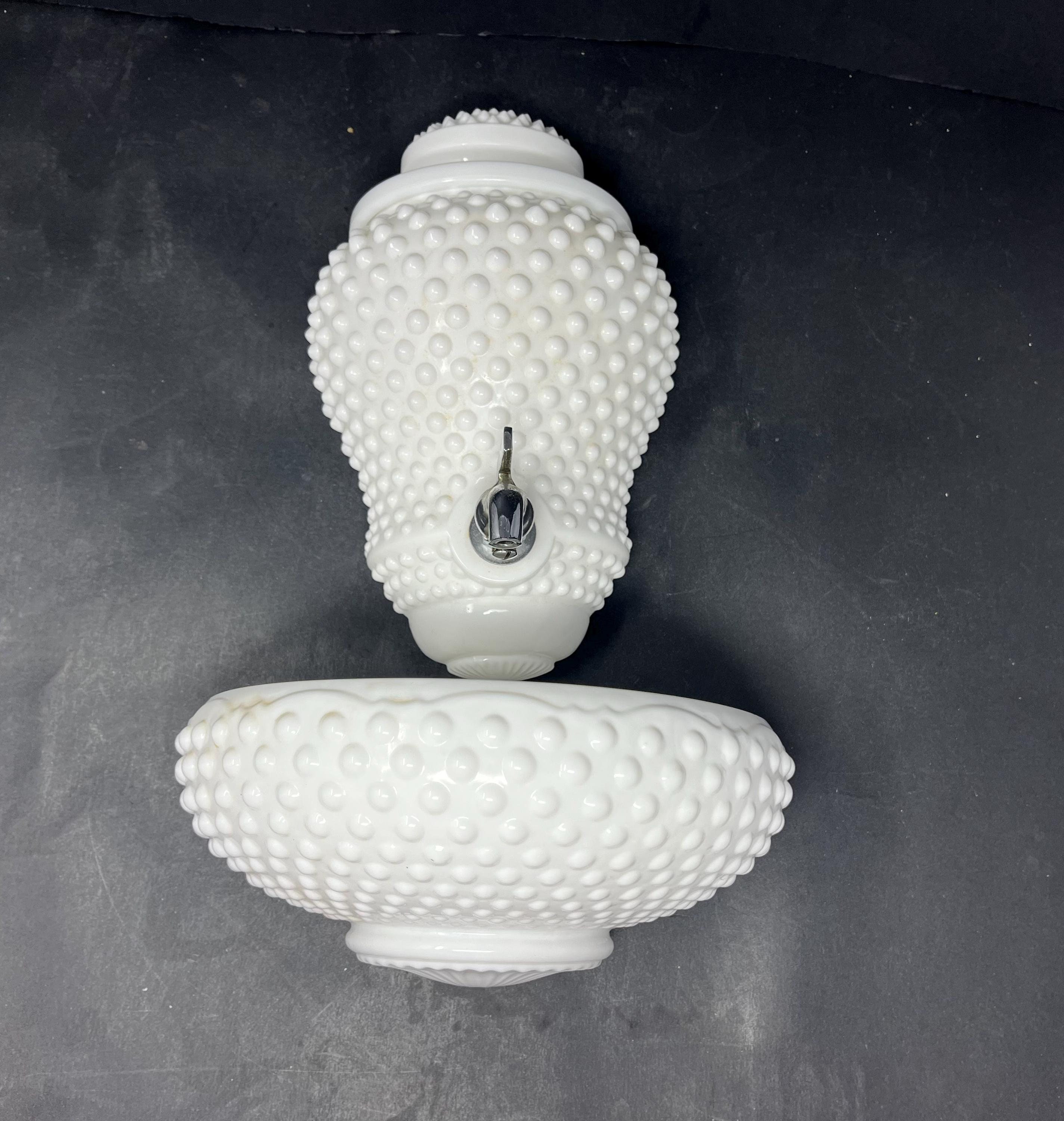 Milk Glass Hobnail Vinegar Cruet (RHA) Milk Glass Hobnail Vinegar Cruet (RHA)