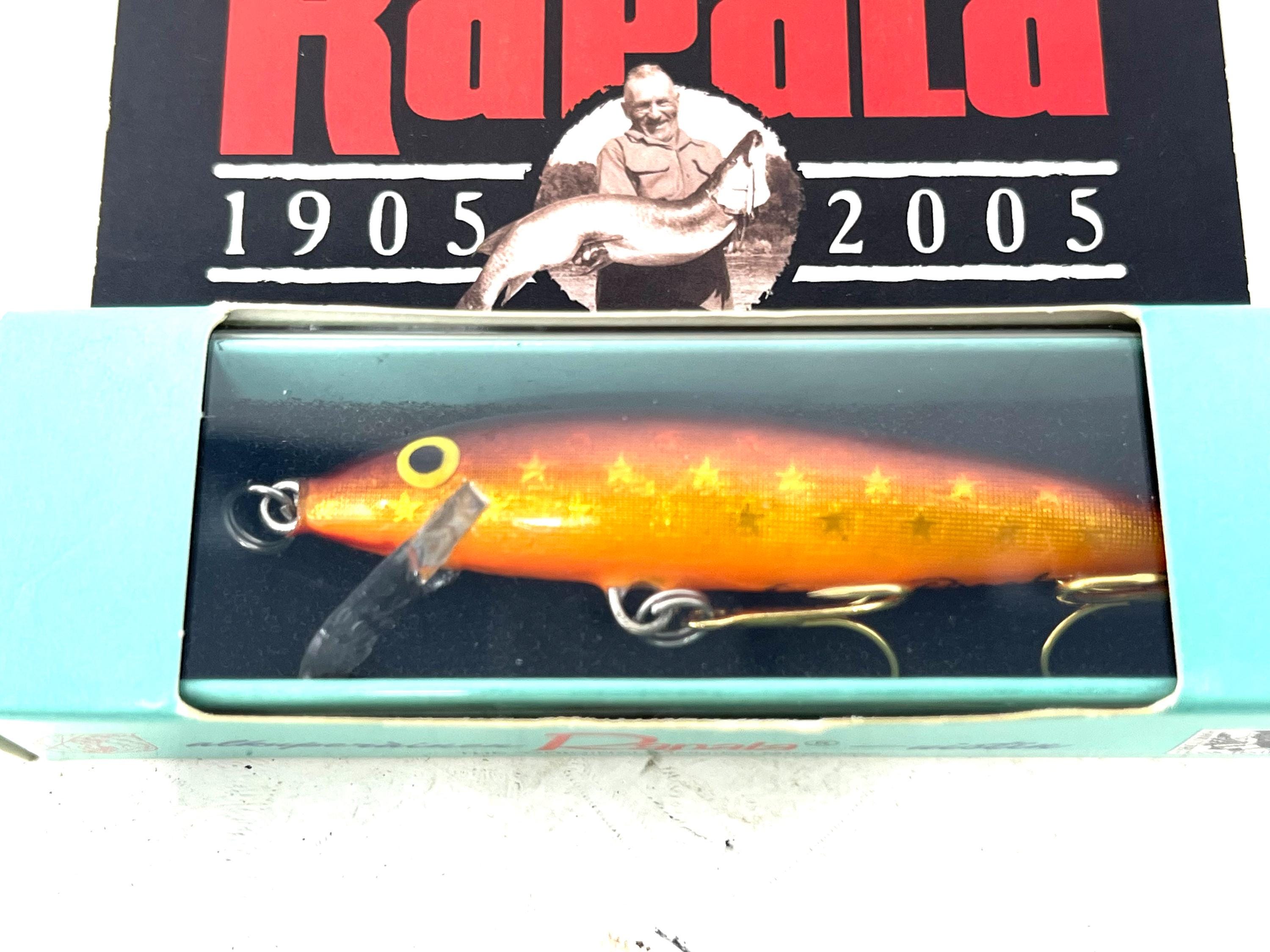 Vintage Rapala LR100 PER Fishing Lure: 100th Anniversary