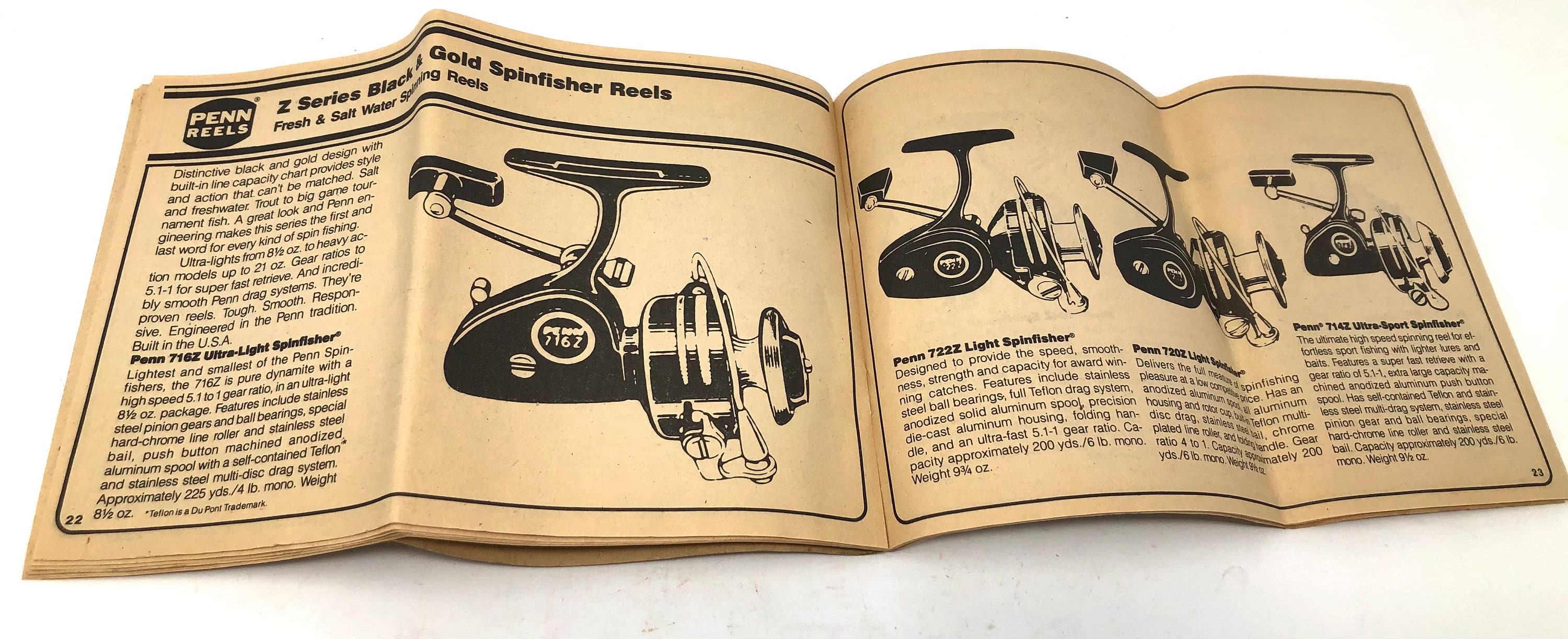 3 Penn Reel Instruction and Parts Manuals Vintage / Penn 3 Penn Reel Instruction and Parts Manuals Vintage / Penn